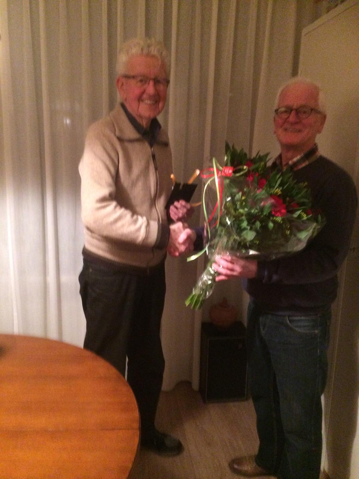 Gerard Wessel 25 jaar lid van Energy Ommen.