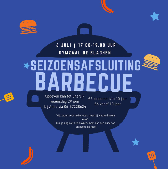 Seizoenafsluiting Energy Ommen: BBQ-time!
