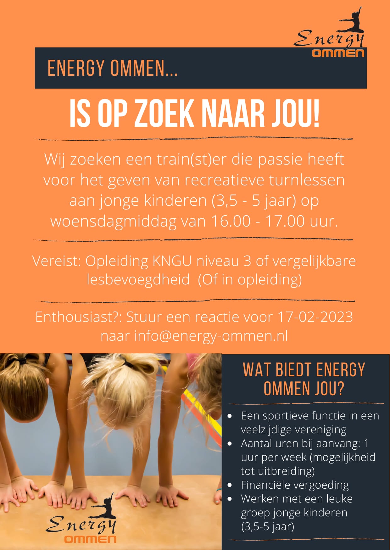 Energy Ommen is op zoek naar jou! 